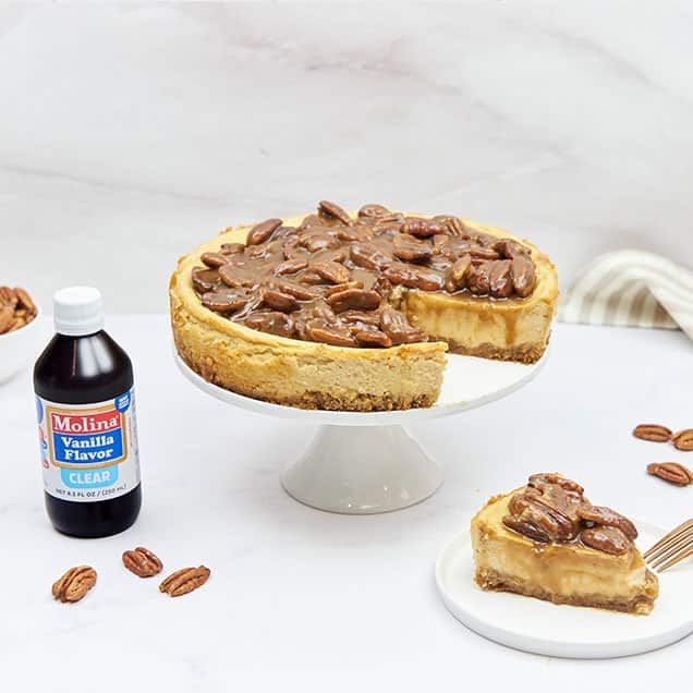 CARAMEL PECAN CHEESECAKE